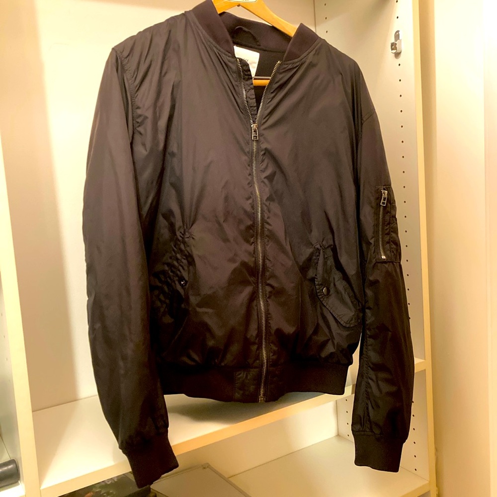 H&M Nylon Bomber Jacket